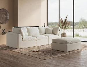 110 inch cloud sectional sofa for living room, convertible L - shaped sofa 3 seater sectional sofa - Wigtrends