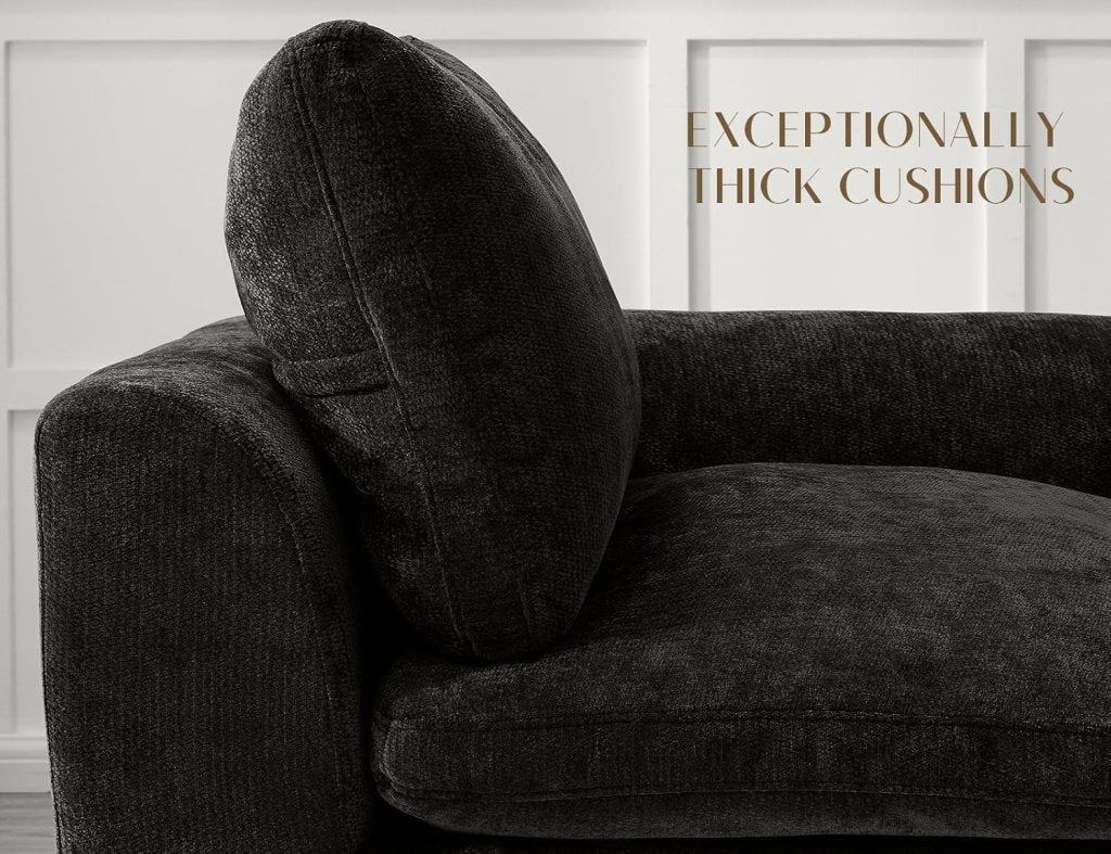 110 inch cloud sectional sofa for living room, convertible L - shaped sofa 3 seater sectional sofa - Wigtrends
