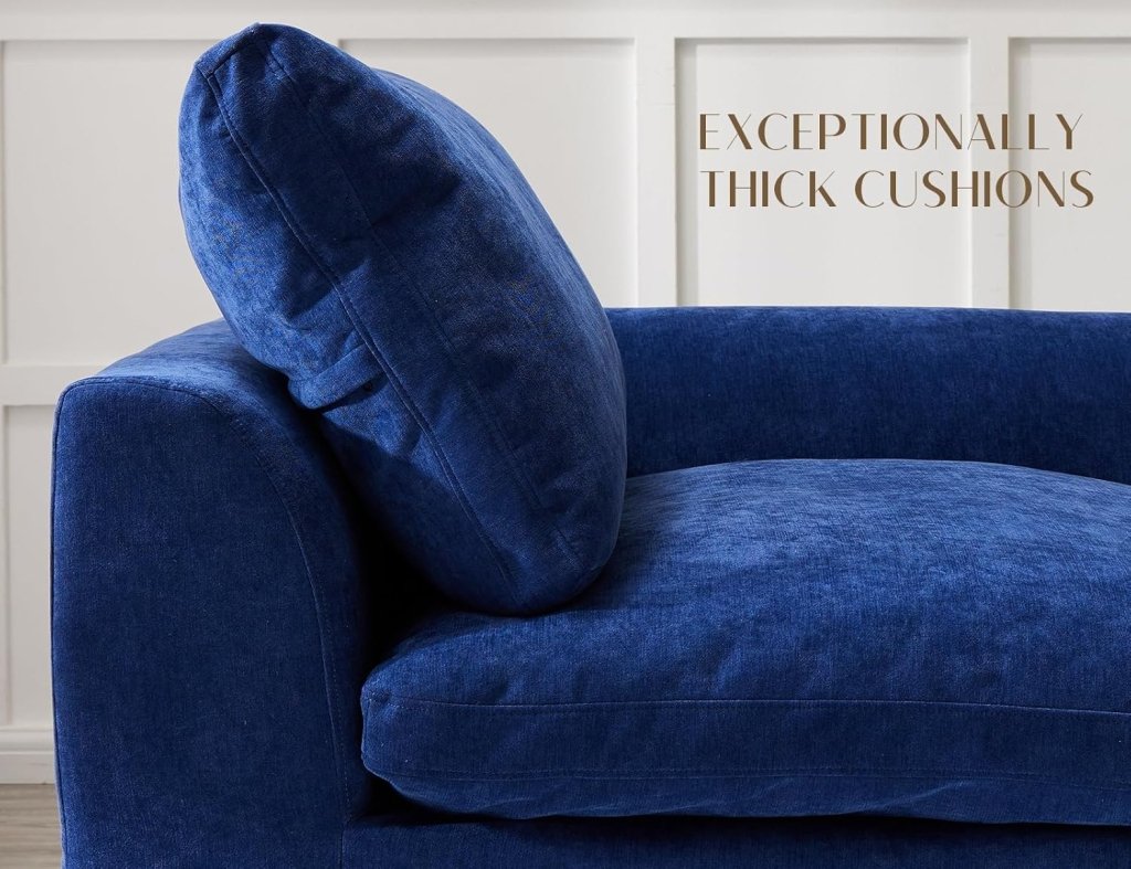 110 inch cloud sectional sofa for living room, convertible L - shaped sofa 3 seater sectional sofa - Wigtrends