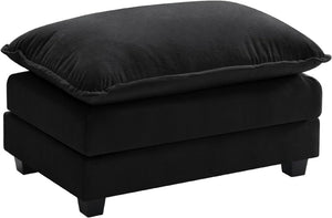 111.4 Inch L - Shaped Modern Sofa Modular Cloud Sofa with Ottoman, 4 - Seater Chenille Deep Seat Sofa with Pillows for Living Room, Bedroom and Apartment, Beige - Wigtrends