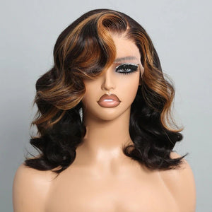 12 Inches Loose Body Wave Bob Style Wig - Wigtrends