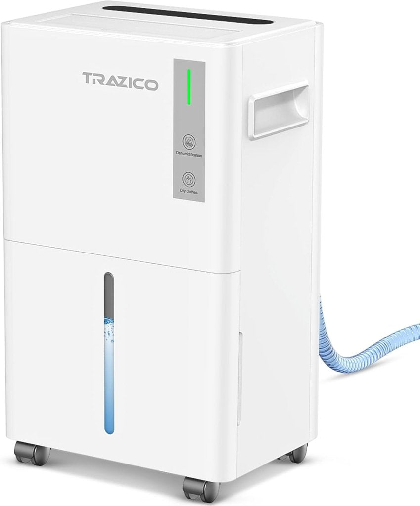1500 Sq.ft Dehumidifier for Basement 21 Pint Dehumidifiers for Home Large Room with Drain Hose, Smart Humidity Control, 3 Modes, 24H Timer, Auto Defrost, Ideal for Bedrooms, Bathroom, White - Wigtrends