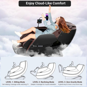 2025 Massage Chair Full Body, Zero Gravity SL - Track Shiatsu Massage Recliner Chair with Heat, AI Control, Body Scan and Calfrest Extension - Wigtrends
