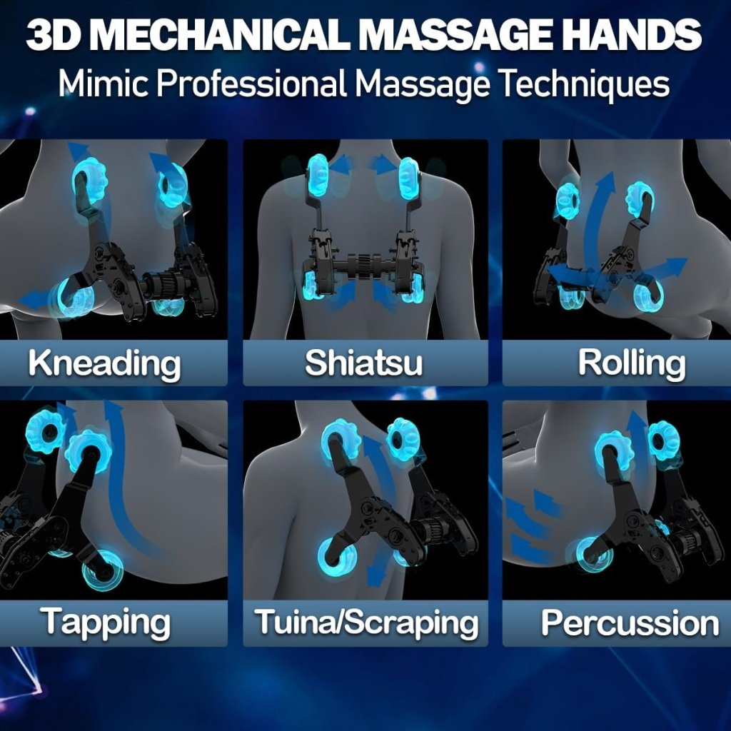 2025 Massage Chair Full Body, Zero Gravity SL - Track Shiatsu Massage Recliner Chair with Heat, AI Control, Body Scan and Calfrest Extension - Wigtrends