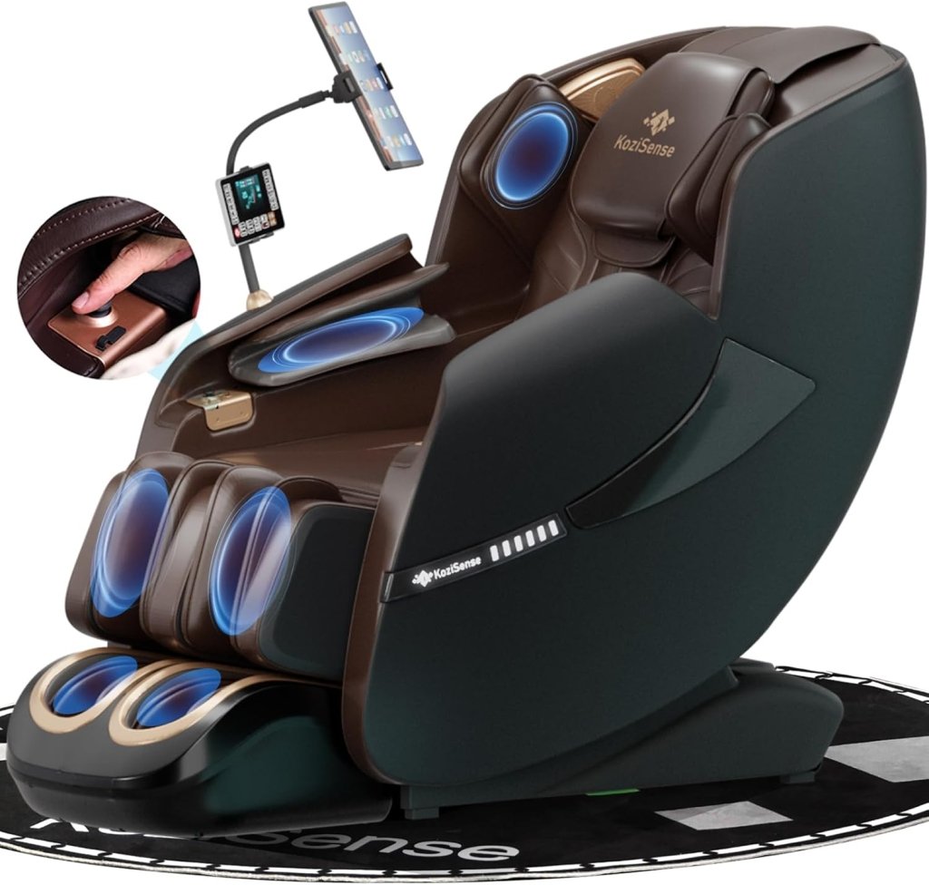 2025 Massage Chair Full Body, Zero Gravity SL - Track Shiatsu Massage Recliner Chair with Heat, AI Control, Body Scan and Calfrest Extension - Wigtrends