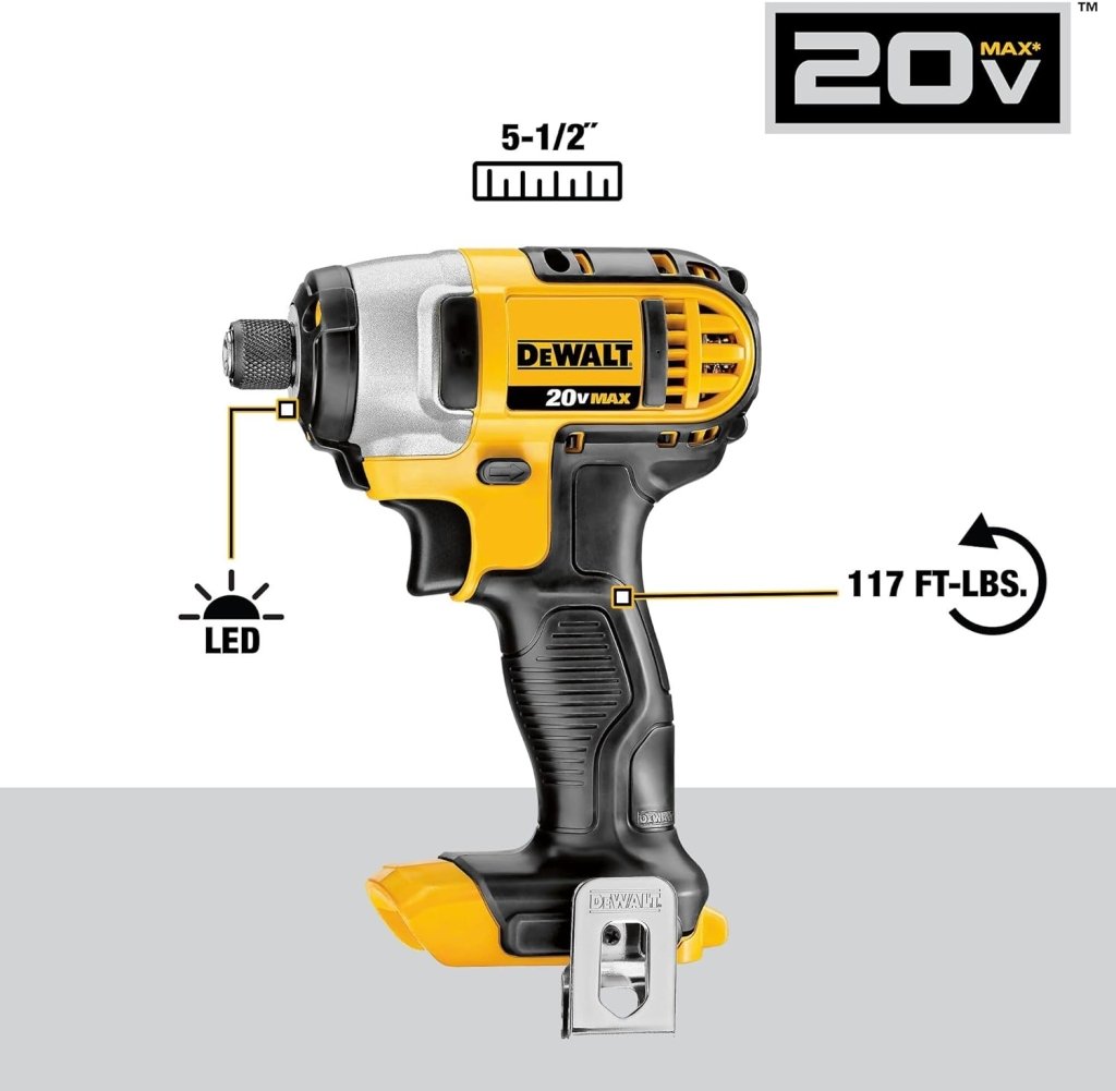 20V MAX Cordless Drill and Impact Driver, Power Tool Combo Kit with 2 Batteries and Charger - Wigtrends