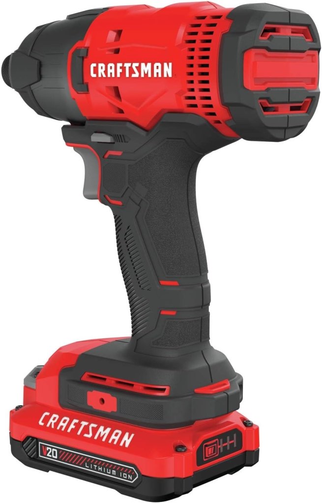 20V MAX Impact Driver Kit, 1/4 Inch, 2,800 RPM, LED Work light, Battery and Charger Included (CMCF800C1) - Wigtrends