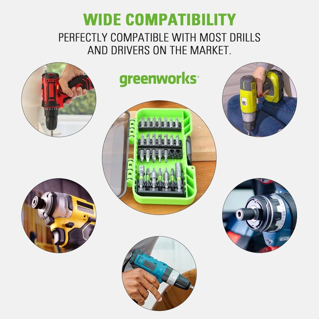 24V Brushless Cordless Drill and Impact Driver,Power Tool Combo Kit Included 1/2”Drill & 1/4”Hex Impact Driver and (2) Batteries, Fast Charger, 2 pcs Drill Bit Set & Bag - Wigtrends