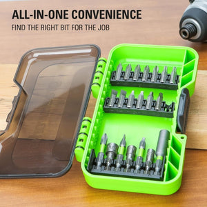 24V Brushless Cordless Drill and Impact Driver,Power Tool Combo Kit Included 1/2”Drill & 1/4”Hex Impact Driver and (2) Batteries, Fast Charger, 2 pcs Drill Bit Set & Bag - Wigtrends