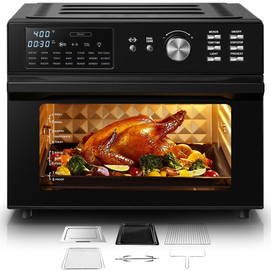 32QT Air Fryer Oven 21 - IN - 1 Multifunctional Toaster Oven Combo - Wigtrends