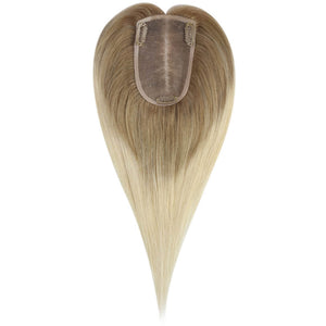 3*5inch Wigs Hair Piece Hair Toppers For Women Ombre Brown to Blonde - Wigtrends