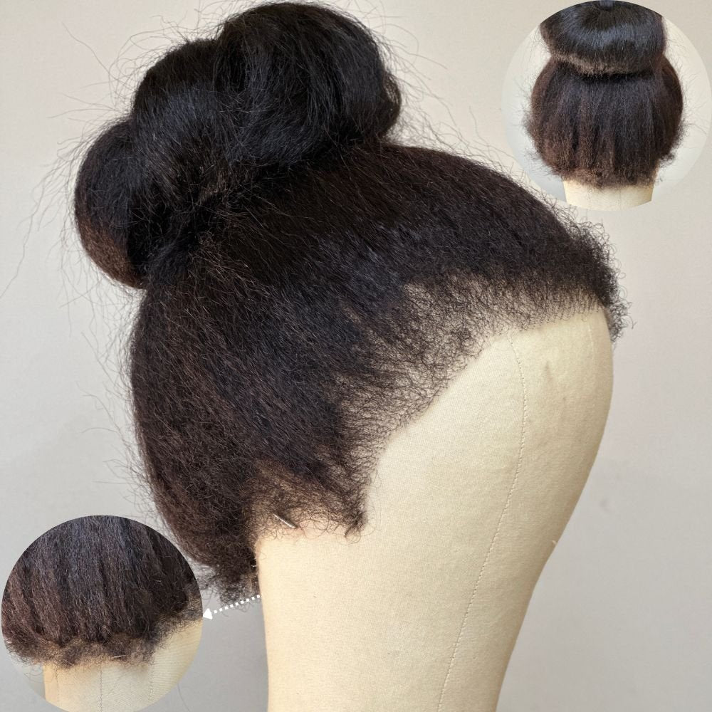 360 Lace Frontal Kinky Edges Ventilated Wig - Wigtrends