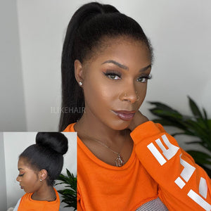 360 Lace Frontal Kinky Edges Ventilated Wig - Wigtrends