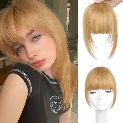 Clip In Bangs 100% Human Hair Bangs Clip In Hair Extensions Clip On Bangs Wigs