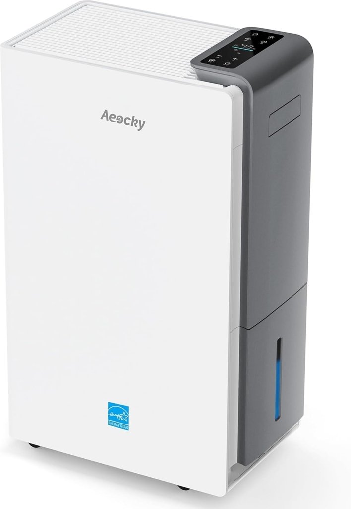 4500 Sq.Ft Most Efficient Energy Star 2025 Dehumidifier Max 80 Pint/D(Standard 52Pint/D) Smart Compressor Dehumidifier with Drain Hose, Intelligent Humidistat,for Basement,Bedroom,Home,Bathroom - Wigtrends