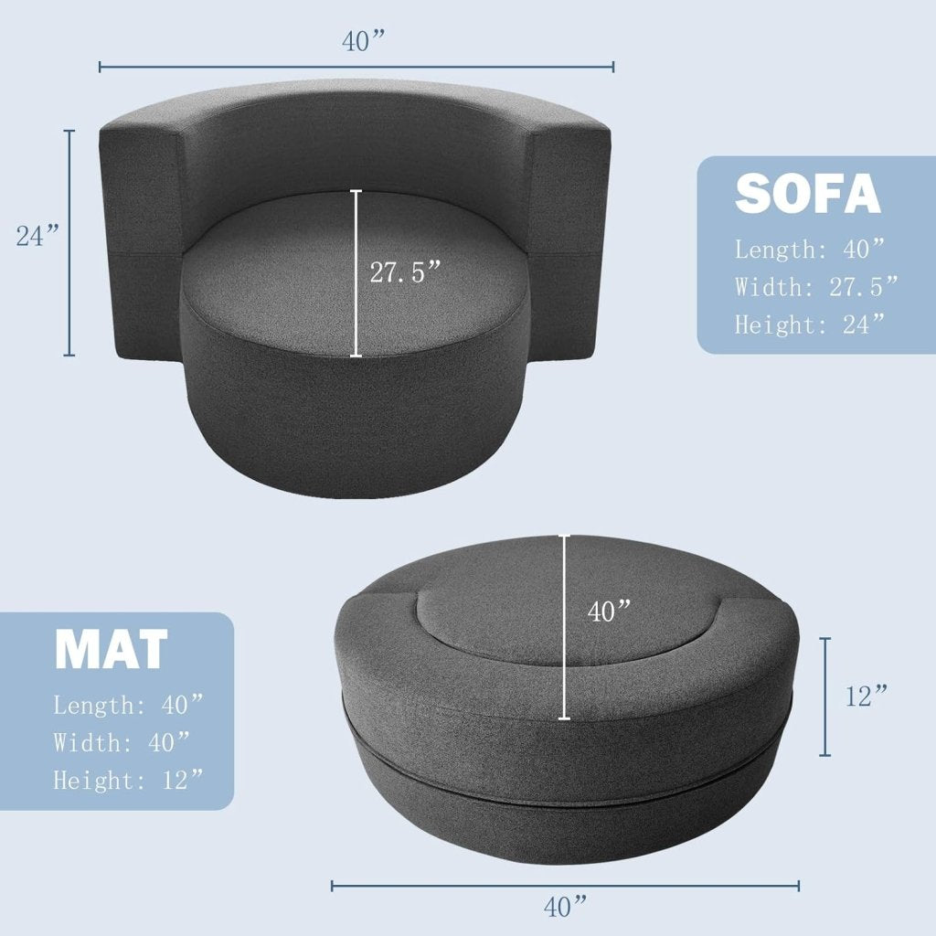 60 inch pull out sofa bed, memory foam sofa with 2 pillows, futon bed, guest bed and pull out sofa, - Wigtrends