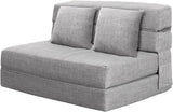 60 inch pull out sofa bed, memory foam sofa with 2 pillows, futon bed, guest bed and pull out sofa, - Wigtrends