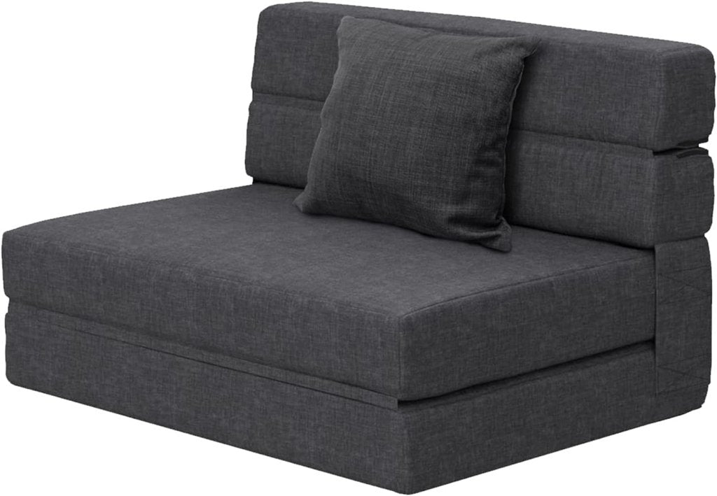 60 inch pull out sofa bed, memory foam sofa with 2 pillows, futon bed, guest bed and pull out sofa, - Wigtrends