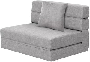 60 inch pull out sofa bed, memory foam sofa with 2 pillows, futon bed, guest bed and pull out sofa, - Wigtrends