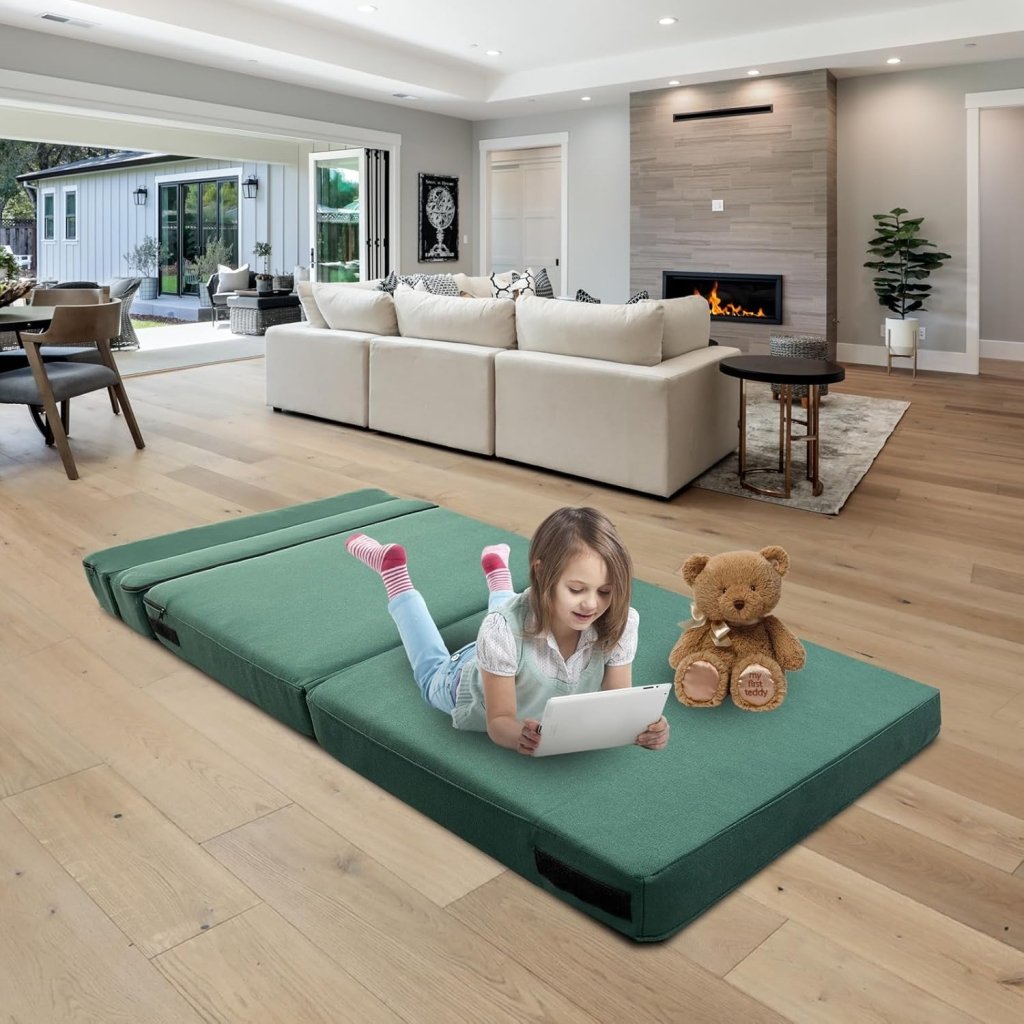 60 inch pull out sofa bed, memory foam sofa with 2 pillows, futon bed, guest bed and pull out sofa, - Wigtrends