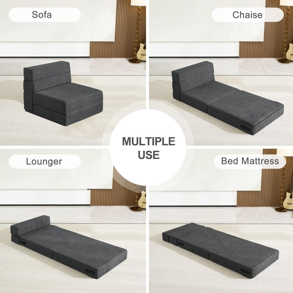 60 inch pull out sofa bed, memory foam sofa with 2 pillows, futon bed, guest bed and pull out sofa, - Wigtrends