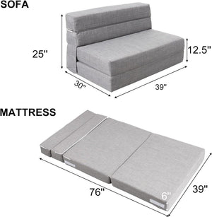 60 inch pull out sofa bed, memory foam sofa with 2 pillows, futon bed, guest bed and pull out sofa, - Wigtrends