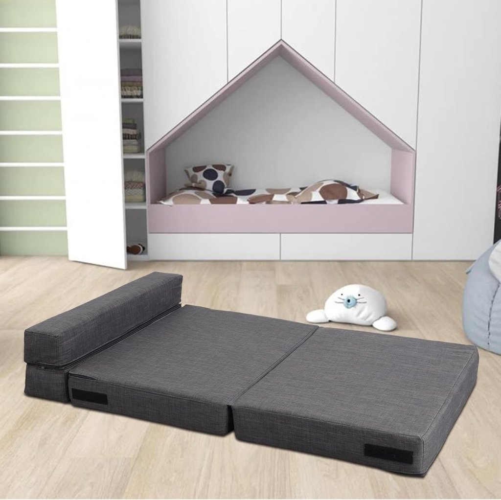 60 inch pull out sofa bed, memory foam sofa with 2 pillows, futon bed, guest bed and pull out sofa, - Wigtrends