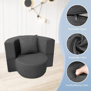 60 inch pull out sofa bed, memory foam sofa with 2 pillows, futon bed, guest bed and pull out sofa, - Wigtrends