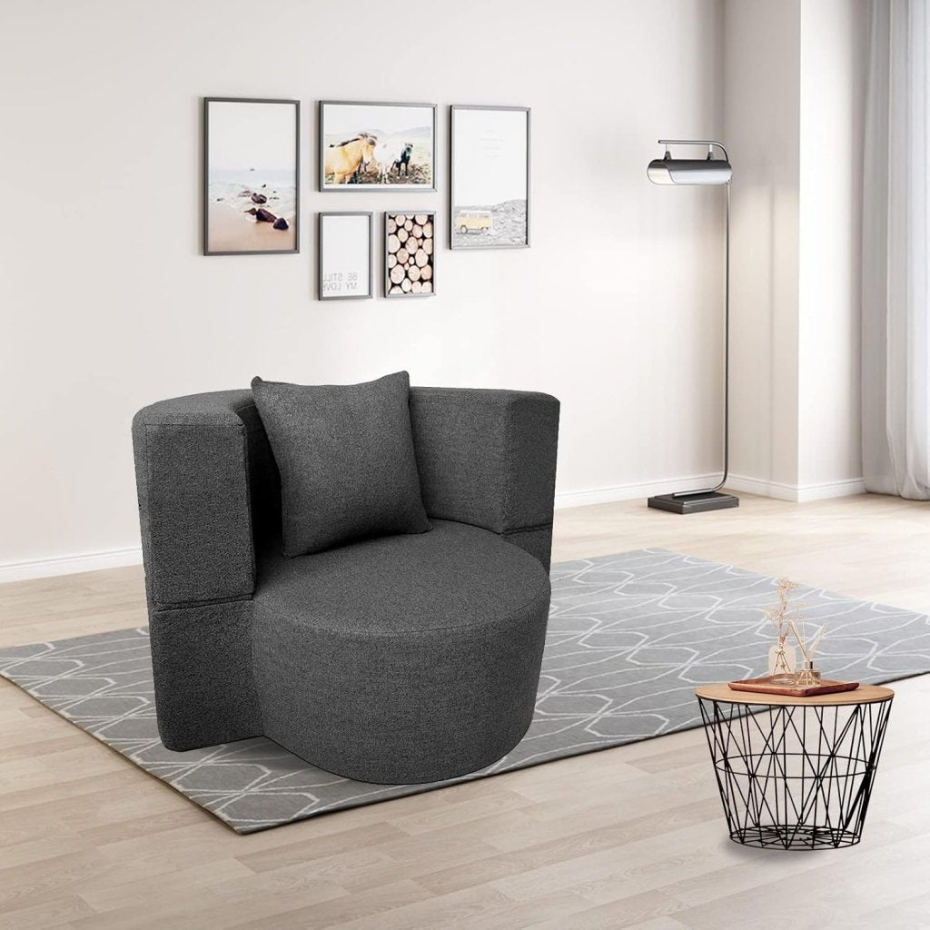 60 inch pull out sofa bed, memory foam sofa with 2 pillows, futon bed, guest bed and pull out sofa, - Wigtrends