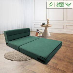 60 inch pull out sofa bed, memory foam sofa with 2 pillows, futon bed, guest bed and pull out sofa, - Wigtrends