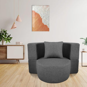 60 inch pull out sofa bed, memory foam sofa with 2 pillows, futon bed, guest bed and pull out sofa, - Wigtrends