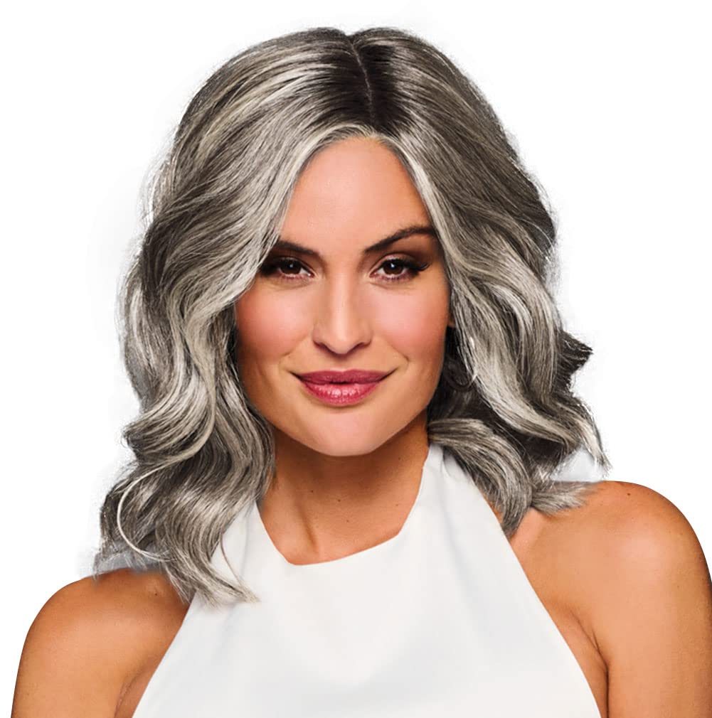 Wavy Layered Wig 100% Hand Tied Shoulder Length synthetic hair