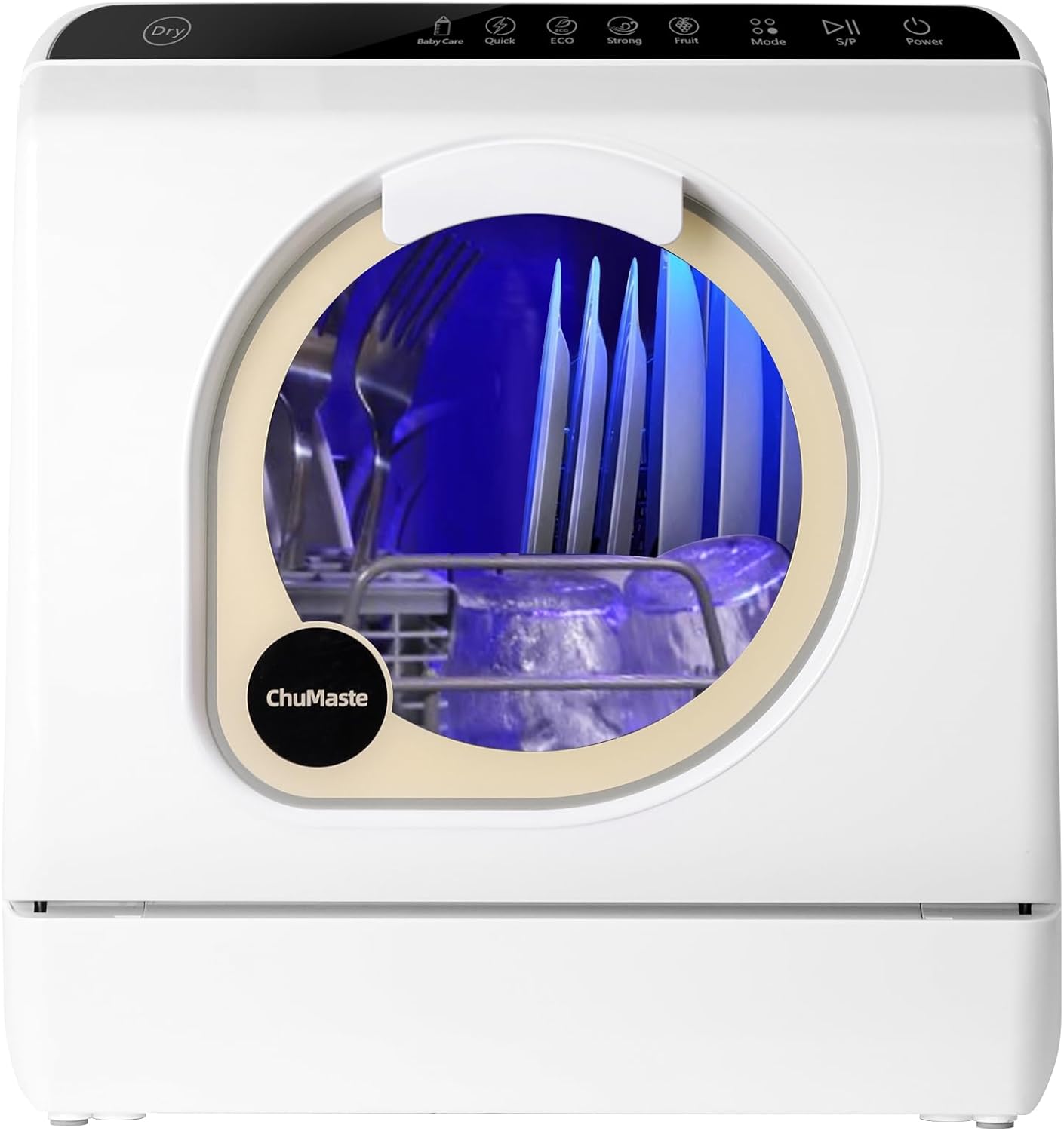 Mini dishwasher countertop .Compact Dishwasher with drying.Double spray arms. Portable Countertop Dishwasher With Water Tank, 6 wash programs, .Lavavajillas portatil can wash baby bottles.