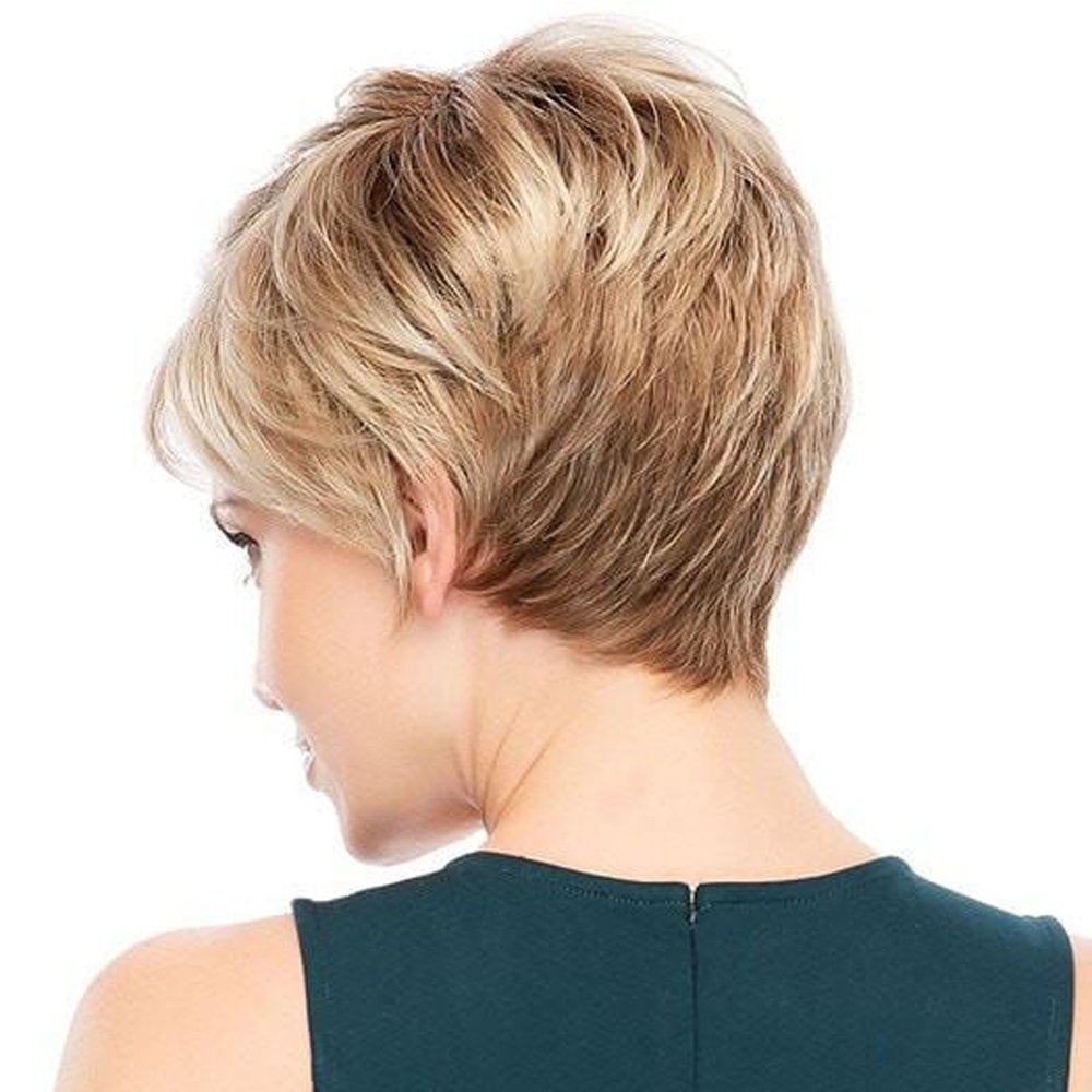 Pixie Cut Human Hair Wigs for Women Pretty Short Gray Wigs for Women Natural Realistic - Wigtrends