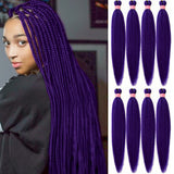 Pre-stretched Braiding Hair 26 Inches -8 Bundles Itch Free Synthetic Hair Extensions