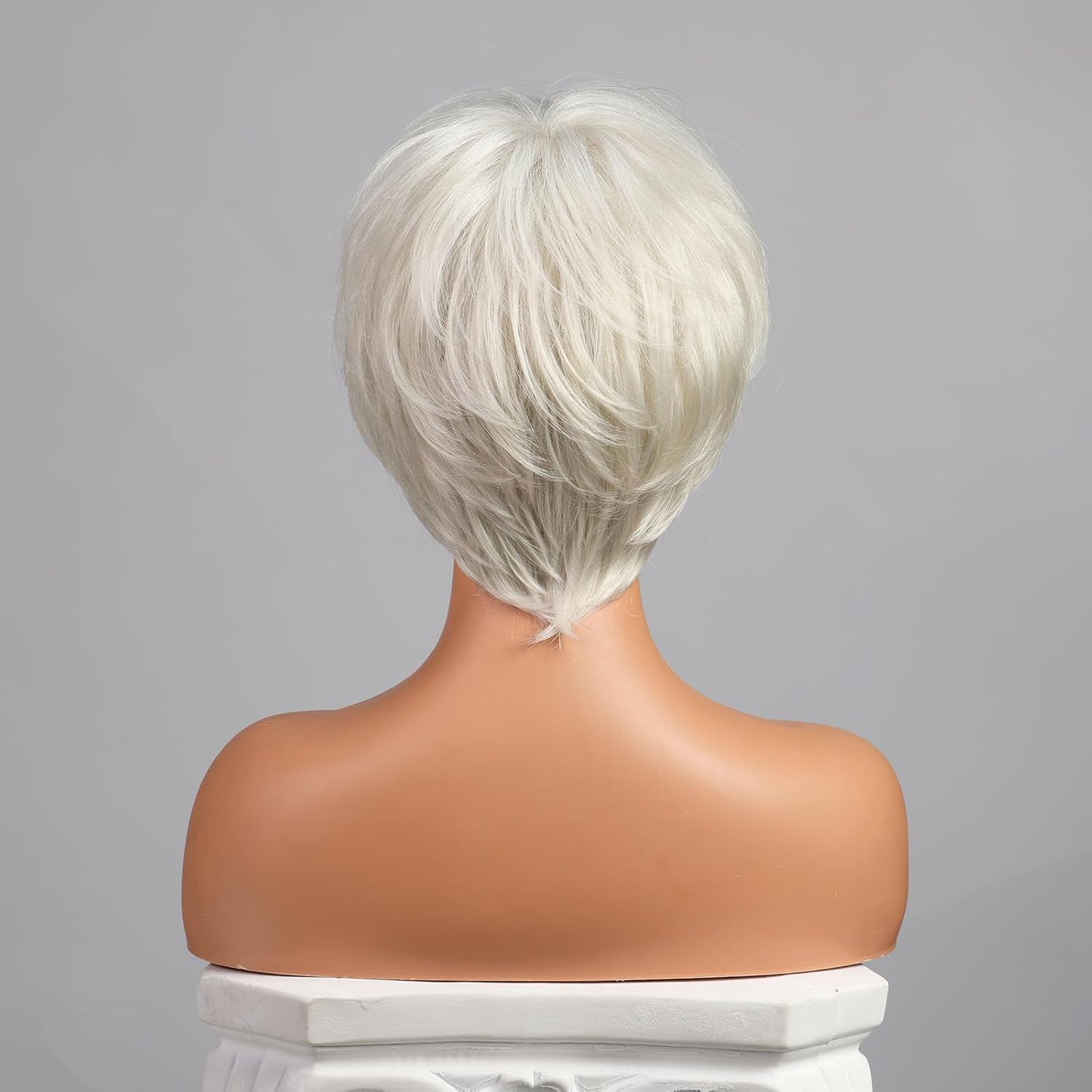 Pixie Cut Wig Short Wigs with Bangs Fiber & Remy Human Hair Wig - Wigtrends