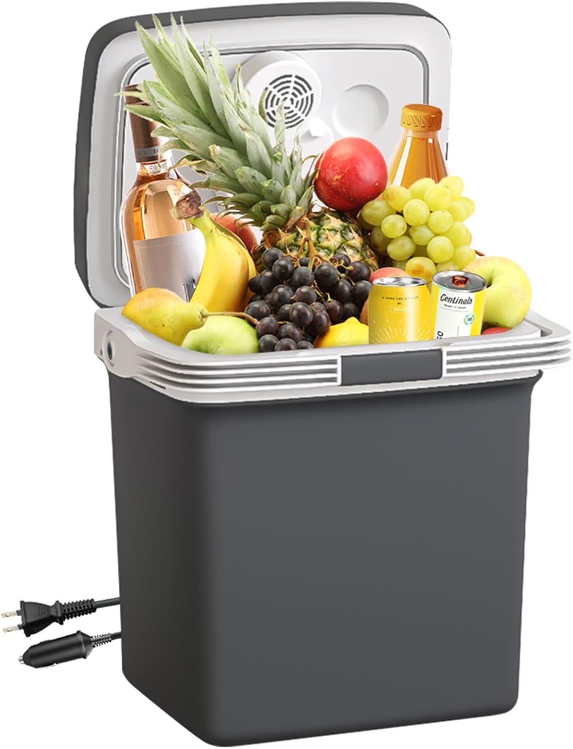 Electric Cooler & Warmer28QT/26L, Portable Car Fridge (48℉~139℉), Car Cooler Plug in, Electric Car Coolers for Vehicles AC/DC,12V Refrigerator for Car, Travel, Camping,Truck