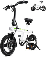 isinwheel Electric Bike for Adult 500W Motor, 20 mph Folding Ebike, 14"/16"/20" Adult Electric Bicycles with Smart Uphill, 280.8Wh/374.4Wh Battery, Mini E Bikes for Adults and Teens