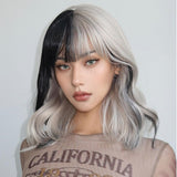 Short For White Women Platinum Curly Bob Wigs With Bangs White Bob Human Hair Wigs