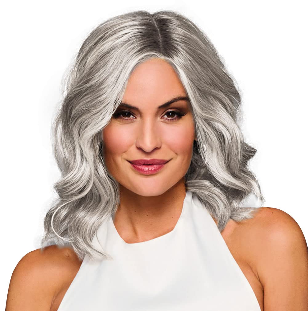 Wavy Layered Wig 100% Hand Tied Shoulder Length synthetic hair