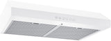 Broan-NuTone BCSQ130SS Three-Speed Glacier Under-Cabinet Range Hood with LED Lights ADA Capable, 1.5 Sones, 375 Max Blower CFM, 30-Inch, Stainless Steel