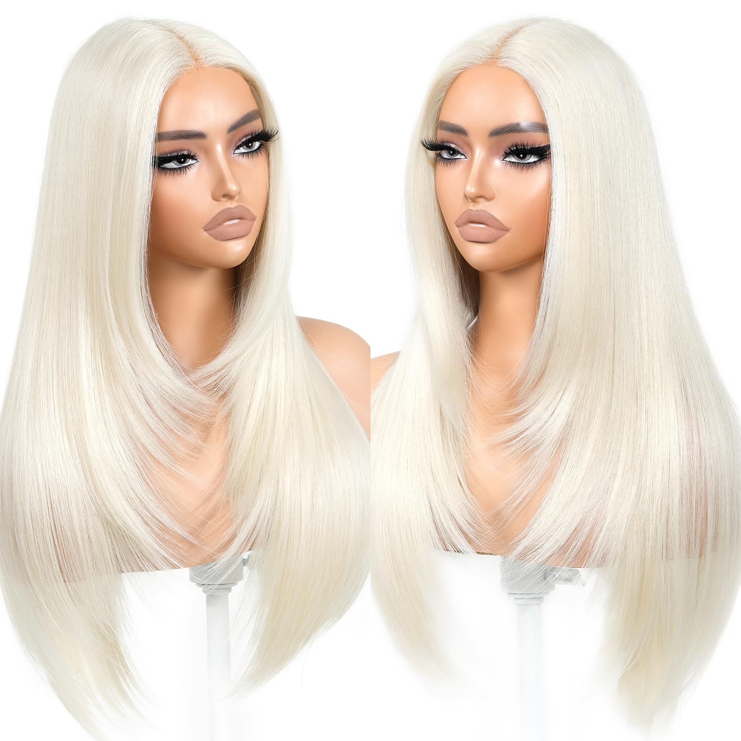 Blonde Wear and Go Glueless Wigs Pre Plucked Pre Cu Lace Front Human Hair Wigs