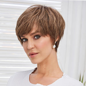 Pixie Cut Human Hair Wigs for Women Pretty Short Gray Wigs for Women Natural Realistic - Wigtrends