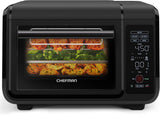 Chefman Air Fryer Toaster Oven Combo, 15 Qt. Countertop Oven for Quick & Healthy Meals, Bake, Broil, Air Fry, Toast, and Bagel Functions, 450°F Max Temp, 4 Slice Toaster Oven Air Fryer Combo – White