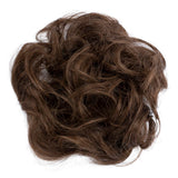 Messy Scrunchie Bun Voluminous Wavy Hairpiece Heat-resistant Synthetic Fibres Blond Mix