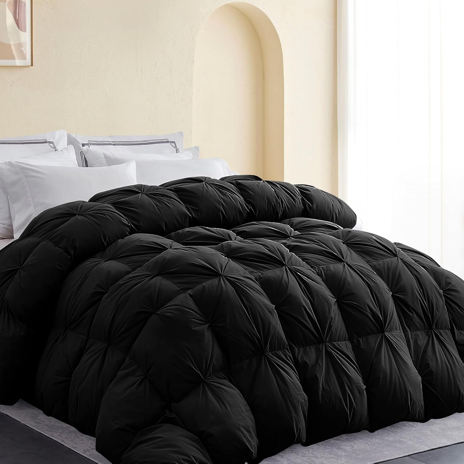 SNOWMAN Premium Down Comforter 3D Baffle Box Design