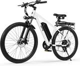 Qlife Racer Electric Bike for Adults - 21-Speed Mountain Ebike with Peak 1200W 28MPH Brushless Motor, 48V10.4Ah Removable Battery, 27.5X2.1 Tire Step Over E-MTB, Up to 50 Miles(PAS1), E Bikes