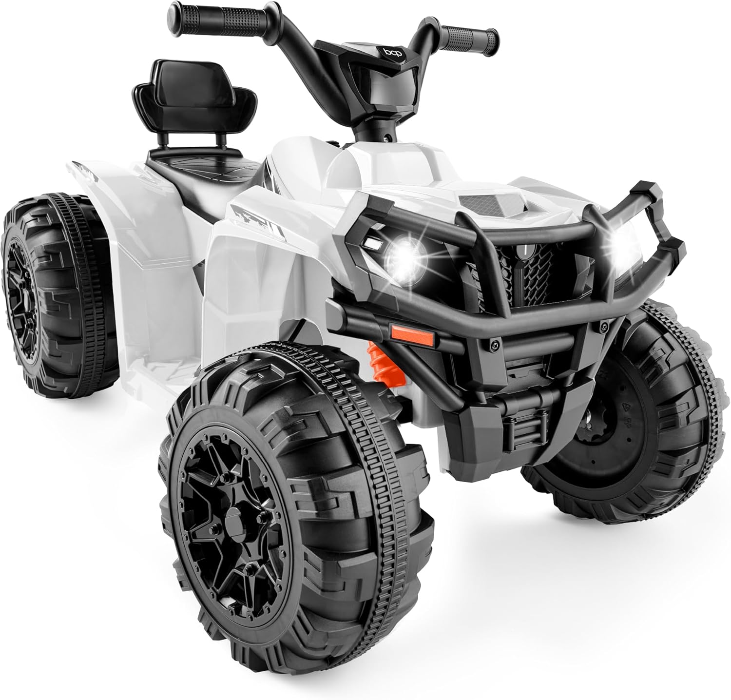 Best Choice Products 12V Kids Ride-On Electric ATV, 4-Wheeler Quad Car Toy w/Bluetooth Audio, 2.4mph Max Speed, Treaded Tires, LED Headlights, Radio