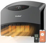 GiveBest Electric Wall Heater with WiFi and Remote Control, Floor or Wall Mounted Heater, Large Room Coverage, 3 Heating Modes, 1500W Fast Heating Space with Thermostat for Indoor Room Use
