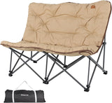 KingCamp Butterfly Chair, Oversized Thick Padded Comfy Camping Chairs Portable Folding Chair 400lbs Heavy Duty Seat with High Backrest & Carry Bag for Outdoor Indoor Patio Lawn Home Living Bed Room